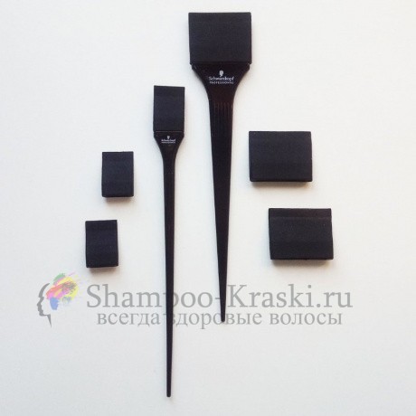 Набор силиконовых кистей для окрашивания - Schwarzkopf Professional Brush Kit