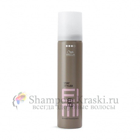 Лак для волос сильной фиксации- Wella Professionals Eimi Stay Styled 75 мл