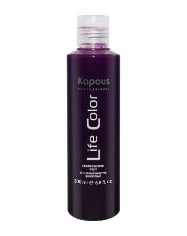 Оттеночный шампунь для волос "Life Color", фиолетовый - Kapous Professional Life Color Violet 200 мл