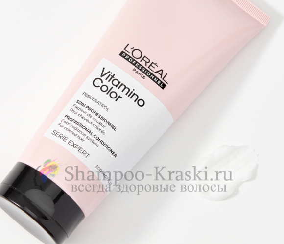 Кондиционер для окрашенных волос - Loreal Vitamino Color Smoothing Conditioner (Витамино Колор Кондиционер) 200 мл