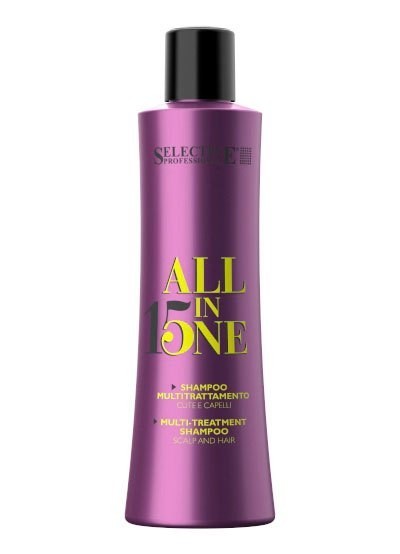 Шампунь для всех типов волос "15в1" - Selective Professional All In One Shampoo 250 мл