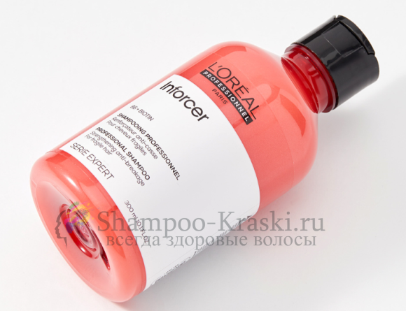 Укрепляющий шампунь против ломкости волос - Loreal Профешнл Serie Expert Inforcer Shampoo 300 мл