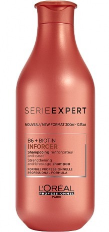 Укрепляющий шампунь против ломкости волос - Loreal Профешнл Serie Expert Inforcer Shampoo 300 мл