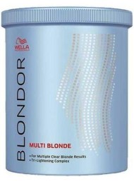 Порошок для блондирования без образования пыли - Wella Professional Blondor Multi-Blonde Powder 800 мл