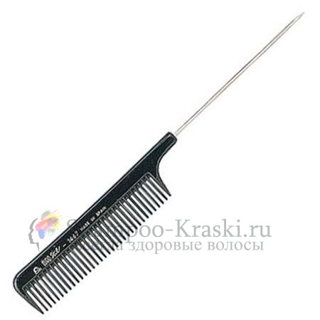 Расческа хвостик металлическая EUROSTIL