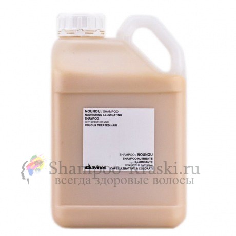 Питательный шампунь для уплотнения волос - Davines Nounou Nourishing Illuminating Shampoo 5000 мл