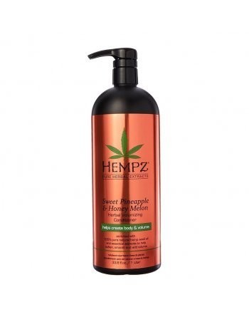 Кондиционер для придание объёма Hempz Pure Herbal Sweet Pineapple & Honey Melon Volumizing Conditioner 1000 мл.
