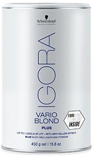 Порошок осветляющий - Schwarzkopf Professional Igora Vario Blond Plus 450 гр