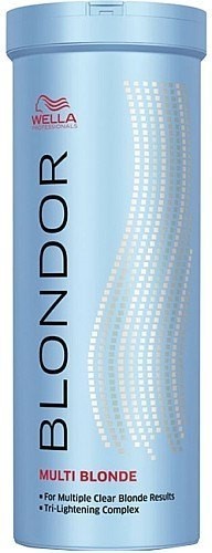Порошок для блондирования без образования пыли- Wella Professional Blondor Multi-Blonde Powder 400 мл