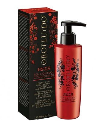 Кондиционер для поврежденных, тонких, пушащихся волос - Orofluido Asia Zen Control Conditioner 200мл