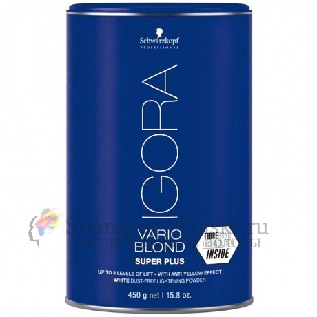 Порошок осветляющий - Schwarzkopf Professional Igora Vario Blond Super Plus 450 гр