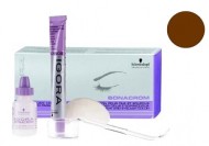 Стойкая краска для бровей и ресниц - коричневый - Schwarzkopf Professional Igora Bonacrom Brown 15 мл