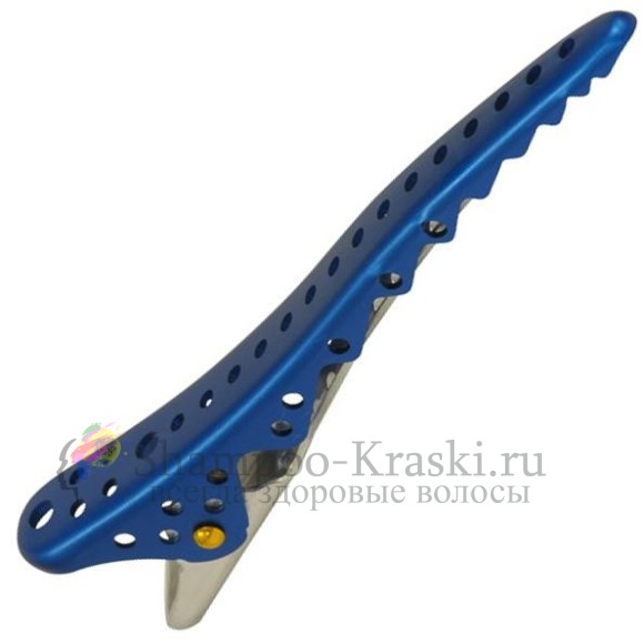 Зажимы для волос Shark Clip Y.S.Park Professional (2 шт. в упаковке) фиолетовый металлик 1403-11-2