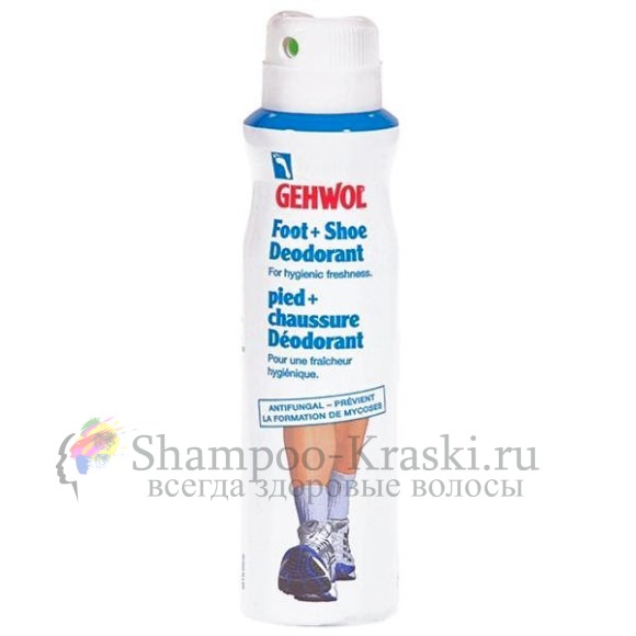 Дезодорант для ног и обуви - Gehwol Foot+Shoe Deodoran 150 мл