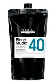 Питательный кремовый проявитель для осветленных волос 12% - Loreal Blond Studio Platinium 12% (40 Vol.) 1000 мл
