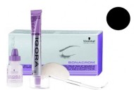 Стойкая краска для бровей и ресниц - черный - Schwarzkopf Professional Igora Bonacrom Black 15 мл