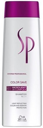 Шампунь для окрашенных волос с комплексом Microlight 3D - Wella System Professional Color Save Shampoo Microlight 3D 250 мл