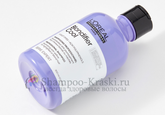 Шампунь Loreal Blondifier Cool для холодных оттенков блонд 300 мл