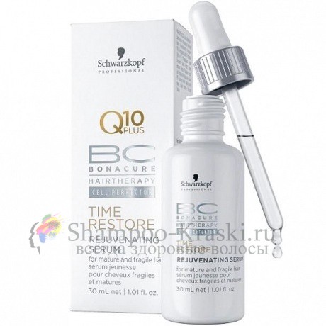 Сыворотка "Возрождение Q10" - Schwarzkopf Bonacure Time Restore Q10 Serum 30 мл