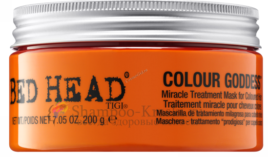 Маска для окрашенных волос - TIGI BH Colour Goddess Mask 200 мл
