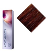 Стойкая крем-краска 5/43 Светло-коричневый красно-золотистый - Wella Professional Illumina Color 5/43 Light Red Gold Brown 60 мл