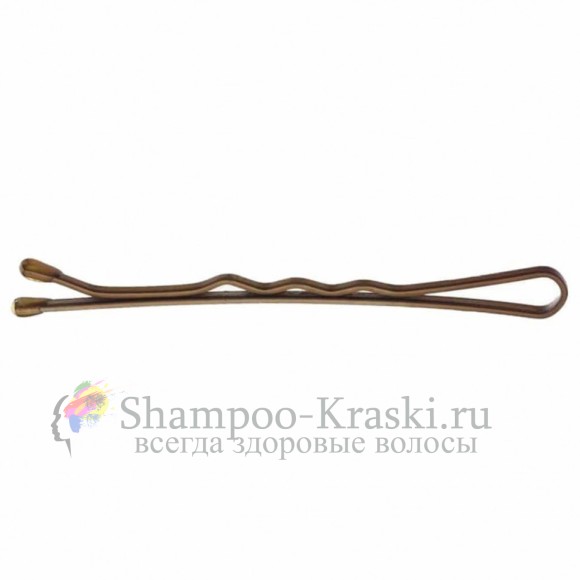 Невидимки DEWAL коричневые, волна 50 мм, 200 гр, в банке SLN52V-1/200