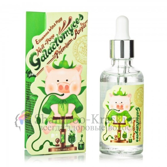 Elizavecca Восстанавливающая сыворотка с 97% Галактомисиса Elizavecca Witch Piggy Hell-Pore Galactomyces 97% Premium Ample 50 мл