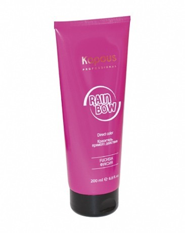 Краситель прямого действия для волос "Rainbow", Фуксия - Kapous Professional Rainbow Fuchsia 200 мл