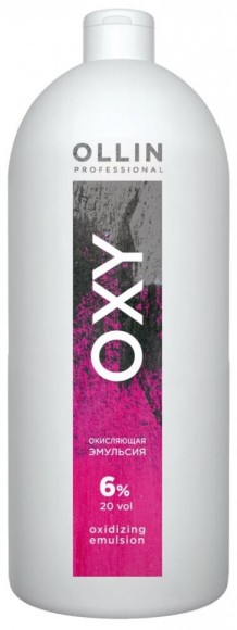 OLLIN OXY COLOR 6% 20vol Окисляющая эмульсия 1000мл Oxidizing Emulsion
