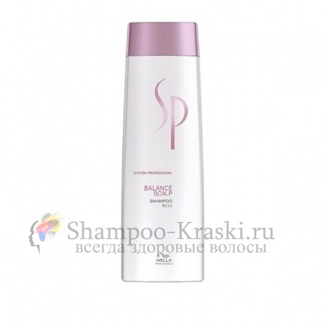 Шампунь для чувствительной кожи головы - Wella System Professional Balance Scalp Shampoo 250 мл