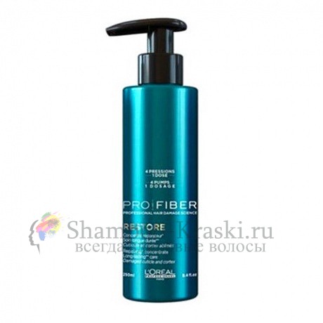 Концентрат для сильно поврежденных волос - Loreal Профешнл Pro Fiber Restore Concentrate 250 мл