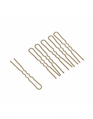 Шпильки DEWAL коричневые, волна 45 мм, 200 гр, в коробке, мягкие SLT45V-3/200