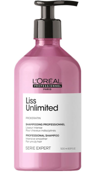 Разглаживающий шампунь для сухих и непослушных волос - Loreal Liss Unlimited Shampoo (Лис анлимитед шампунь) 500 мл Разглаживающий шампунь для сухих и непослушных волос - Loreal Liss Unlimited Shampoo (Лис анлимитед шампунь) 500 мл
