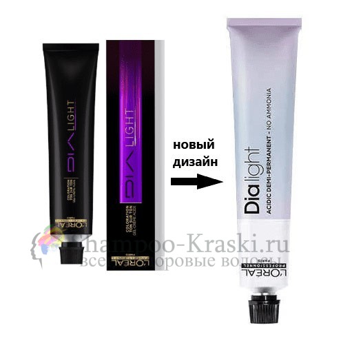Краска для волос LOREAL DIA Light 10.01 (Очень очень светлый блондин глубокий пепельный)