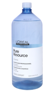 Шампунь для нормальных и склонных к жирности волос - Loreal Профешнл Pure Resource Shampoo 1500 мл