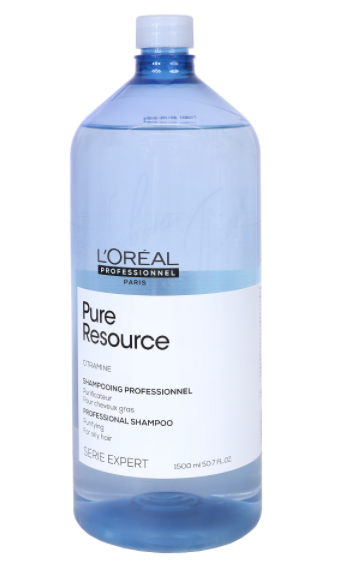 Шампунь для нормальных и склонных к жирности волос - Loreal Профешнл Pure Resource Shampoo 1500 мл