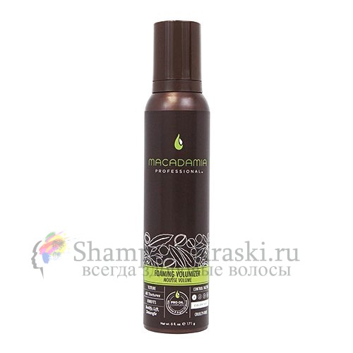 Макадамия мусс для объема - Macadamia Professional Foaming Volumizer 180 мл