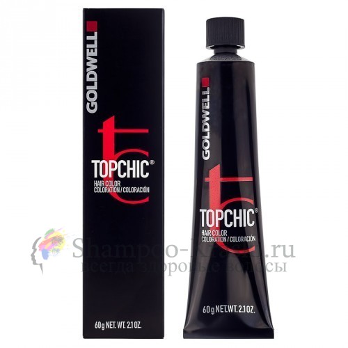 Стойкая профессиональная краска для волос - Goldwell Topchic Hair Color Coloration 2N (Черный натуральный)