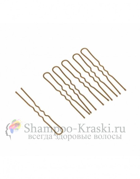 Шпильки DEWAL черные, волна 60 мм, 200 гр, в коробке, мягкие SLT60V-1/200