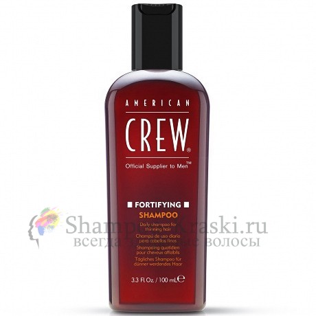 Укрепляющий шампунь для тонких волос - American Crew Fortifying Shampoo 100 мл