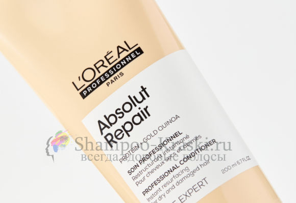 Смываемый восстанавливающий уход - Loreal Absolut Repair Lipidium Conditioner 200 мл Смываемый восстанавливающий уход - Loreal Absolut Repair Lipidium Conditioner 200 мл