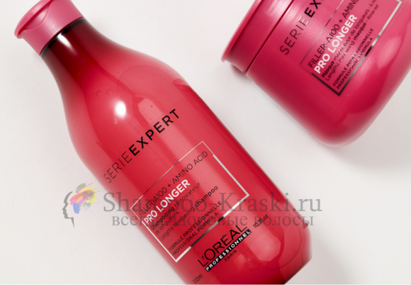 Набор от Loreal Pro Longer - для ухода за длинными волосами Шампунь-300мл, Мака-250мл