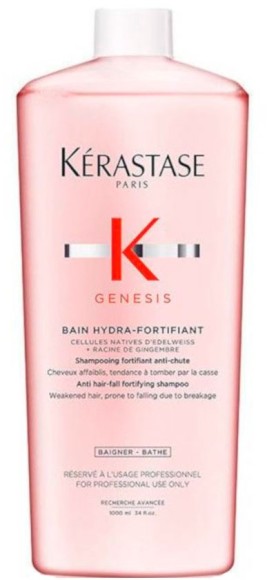 Kerastase Genesis Hydra-Fortifiant - Шампунь-Ванна укрепляющий для ослабленных и склонных к выпадению волос 1000мл