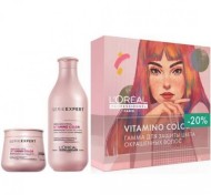 Набор от Loreal Vitamino Color - Защита цвета окрашенных волос Шампунь-300мл, Маска-250мл