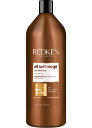 Кондиционер с питательным комплексом суперфудов для питания и смягчения очень сухих и ломких волос - Redken All Soft Mega Conditioner 1000 мл