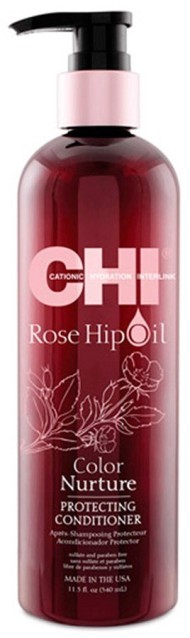 Кондиционер поддержание цвета с маслом шиповника Чи - CHI Rose Hip Oil Protecting Conditioner 739 мл Кондиционер поддержание цвета с маслом шиповника Чи - CHI Rose Hip Oil Protecting Conditioner 739 мл