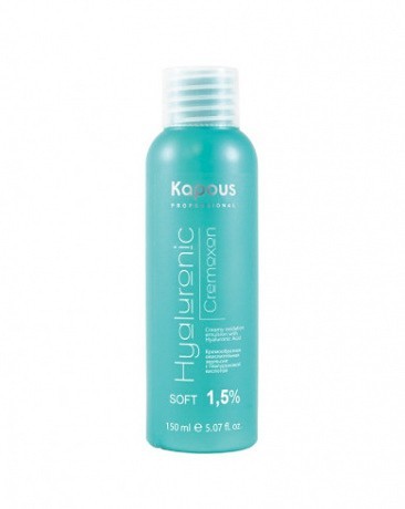 Кремообразная окислительная эмульсия с Гиалуроновой кислотой 1,5% - Kapous Professional Hyaluronic Acid Hyaluronic Cremoxon 1,5% 150 мл