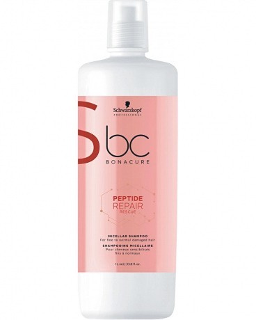 BC Bonacure Peptide Repair Rescue Micellar Shampoo - Шампунь мицеллярный восстанавливающий от Schwarzkopf Professional 1000 мл