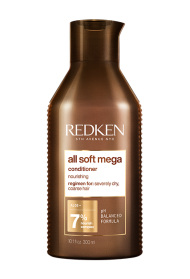 Кондиционер с питательным комплексом суперфудов для питания и смягчения очень сухих и ломких волос - Redken All Soft Mega Conditioner 300 мл