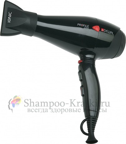 Фен 2200 Вт PROFILE-2200 DEWAL Black